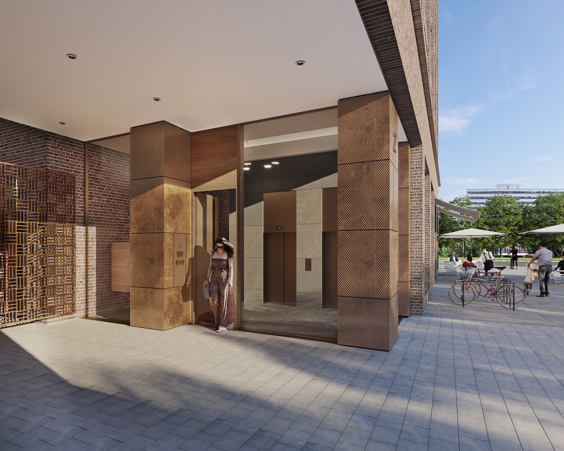 Fassade im LEO Leistikow Quartier