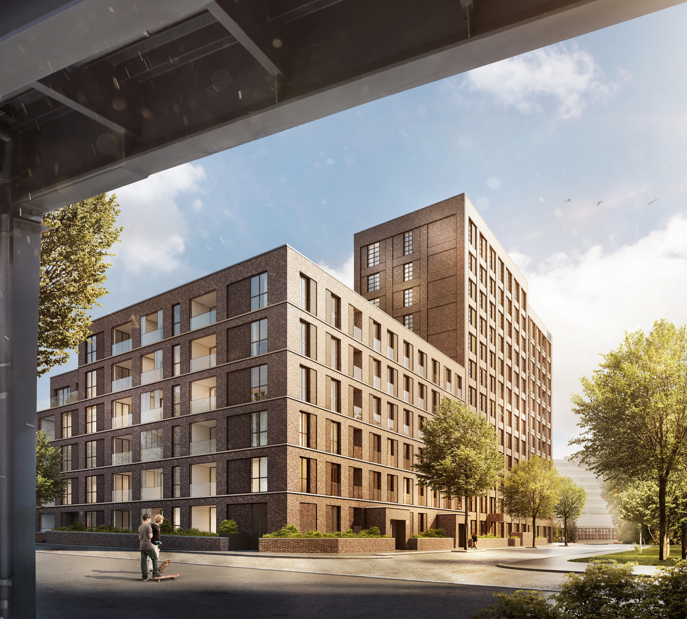 Moderne Wohnquartiersentwicklung in Hamburg